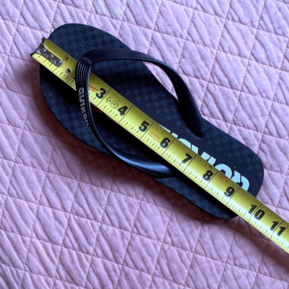 QUICKSILVER -  Black and White Sandals - Thongs - Men 6-7 - Picture 10 of 13